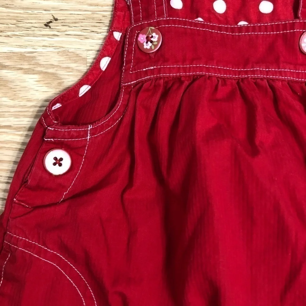 18 month Carter’s Bundle Strawberry Outfit Dress Baby Long Sleeve Onesie Pants
